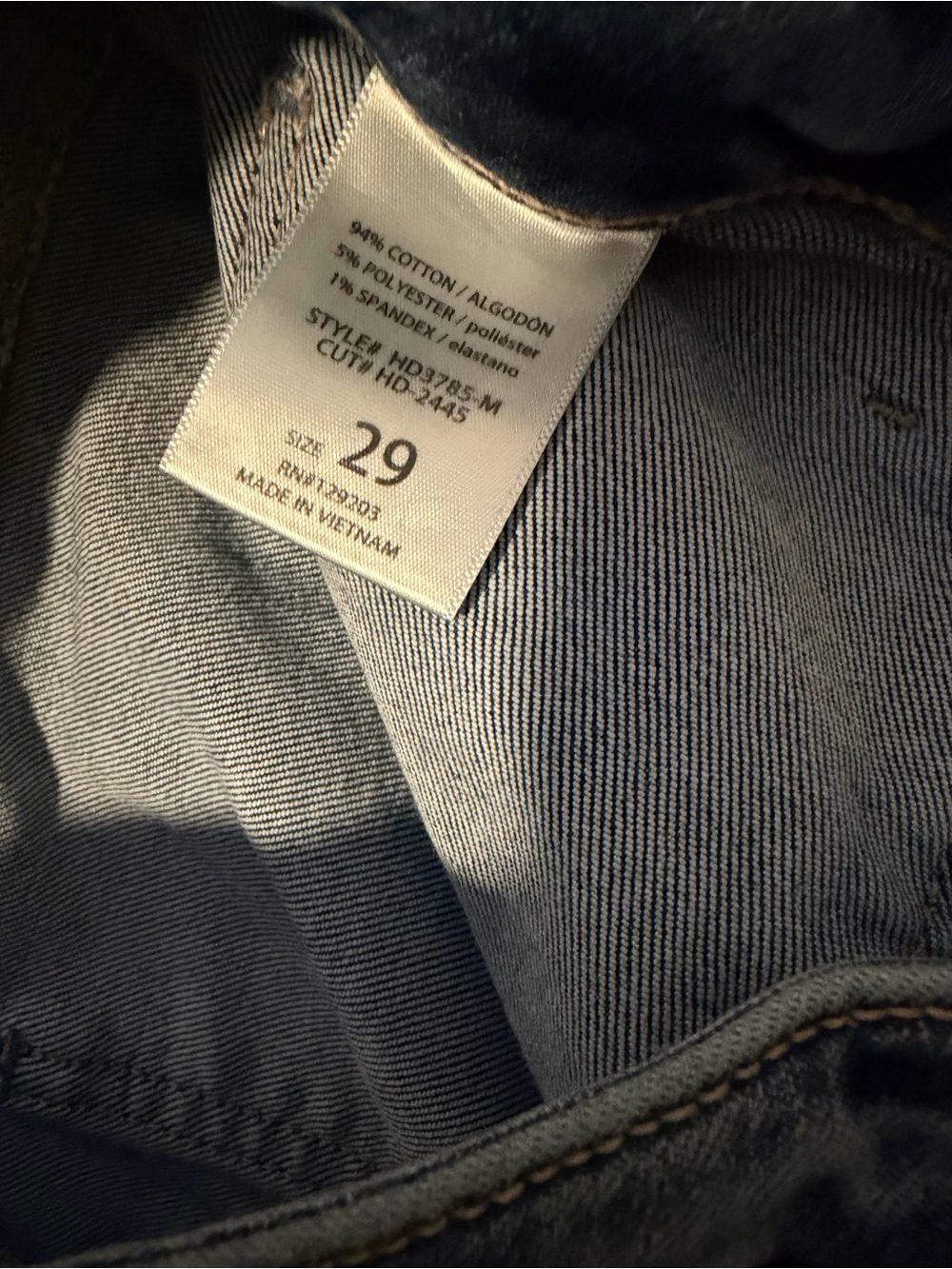 Hidden Jeans Happi Front Pocket Frayed Hem Crop Flare Medium Wash 29 - Picture 4 of 7